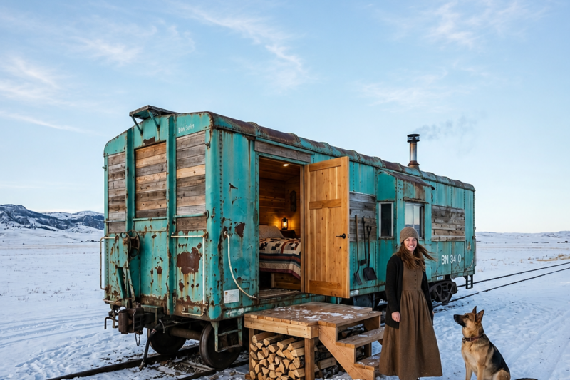 Widow Hid Her Bedroom Inside a Railcar — Then the Deadliest Blizzard Made It Her Only Shelter
