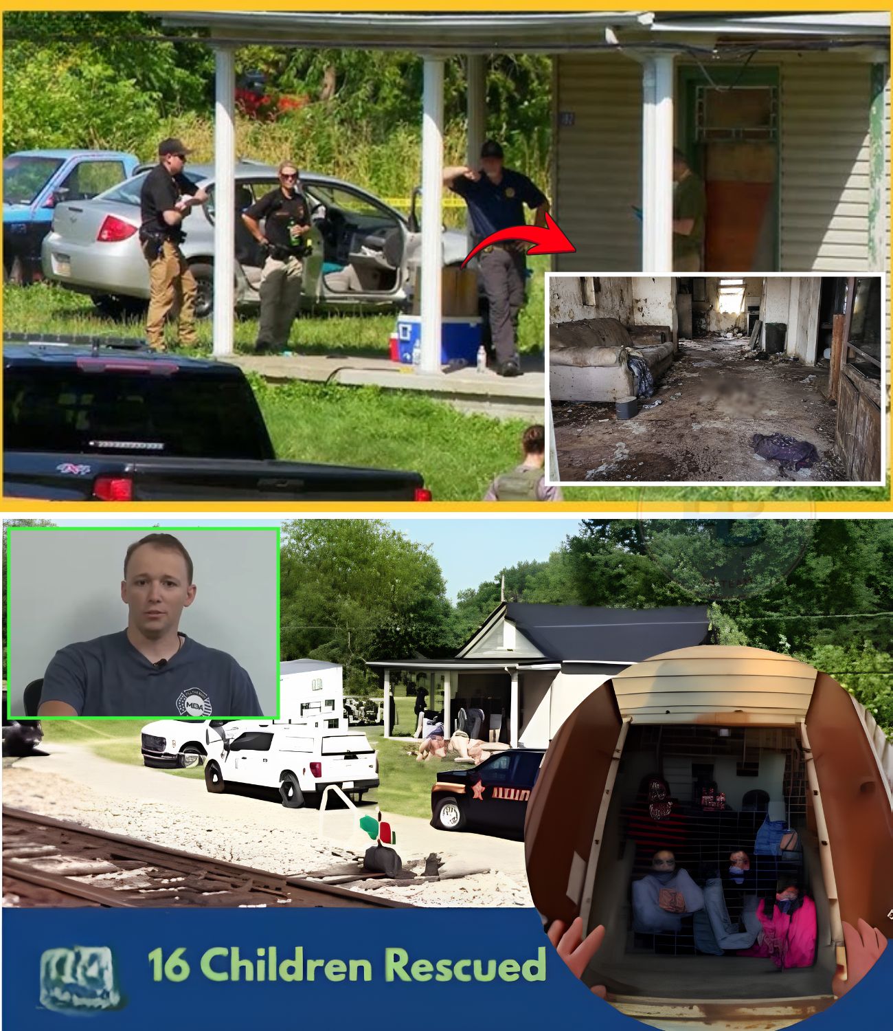 “I spoke to them on Monday… I never imagined this”: Hamden neighbors left stunned after the discovery of 16 children inside a house of horrors — and now they reveal shocking new clues.