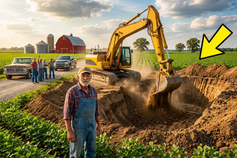 They Thought the Old Farmer Dug a Giant Pond for Fishing — Until the Drought Came
