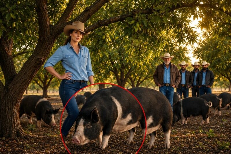 The County Mocked the 60 Hogs Beneath Her Trees — The Drought Left Her Orchard the Only One Thriving