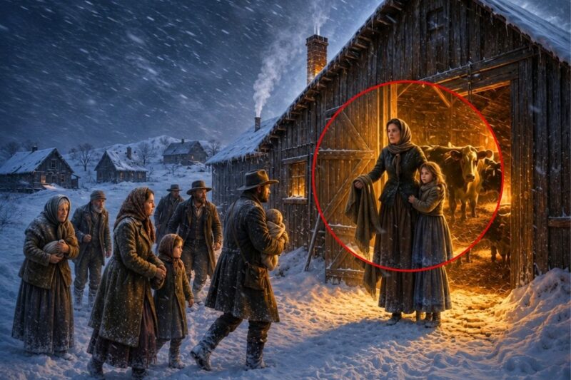 They Drove the Widow Into a Barn — Then the Blizzard Froze Every Cabin but Hers